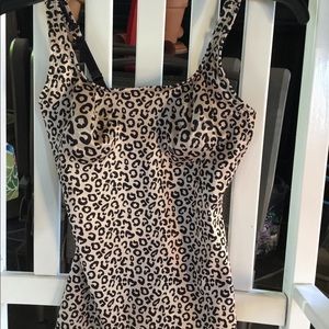 Ruby Ribbon Cami size 32 leopard print
